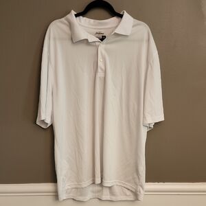 Jack Nicklaus White Polo Shirt Classic Knit